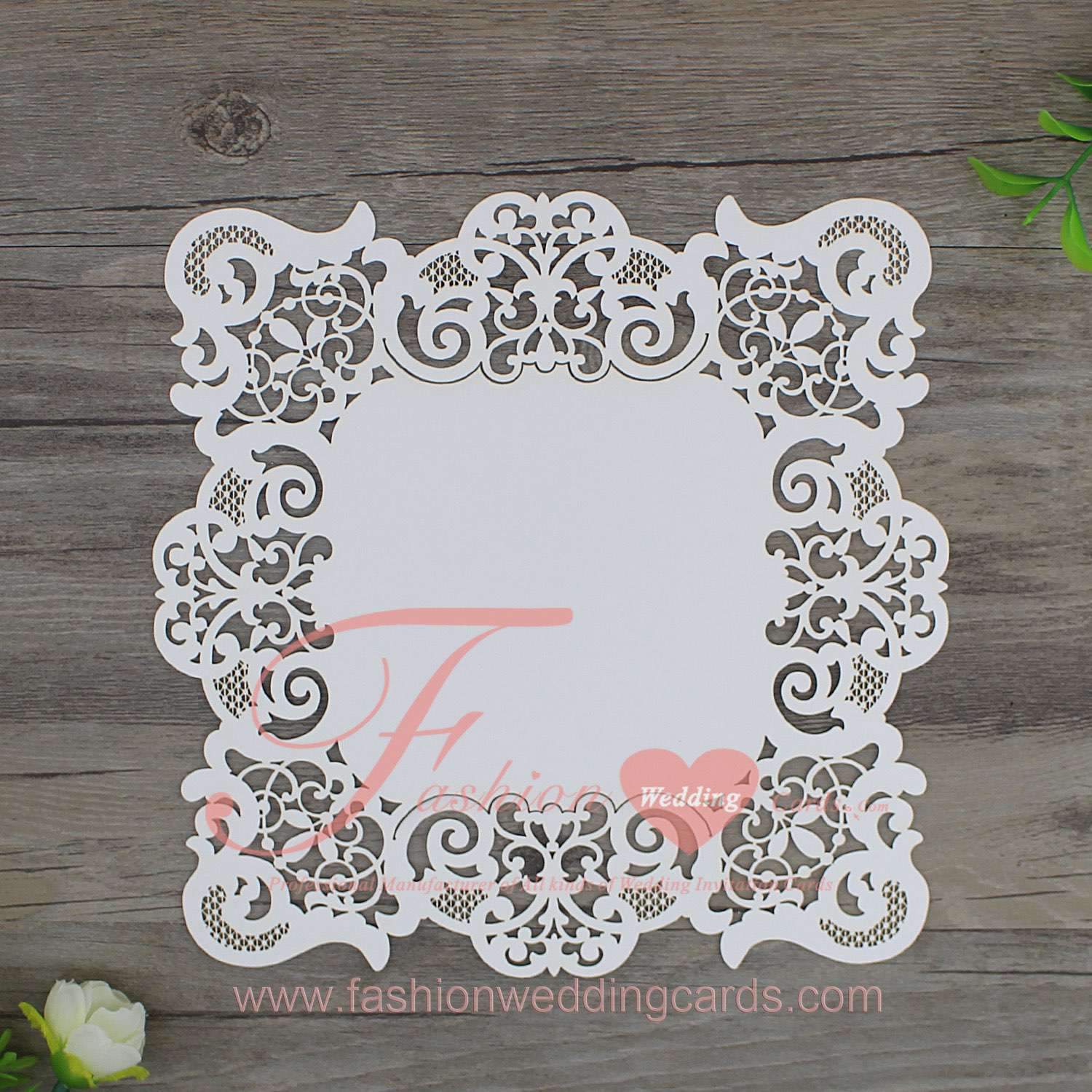 50pcs Online Australia  Elegant Wedding Invitations Laser Cut Paper